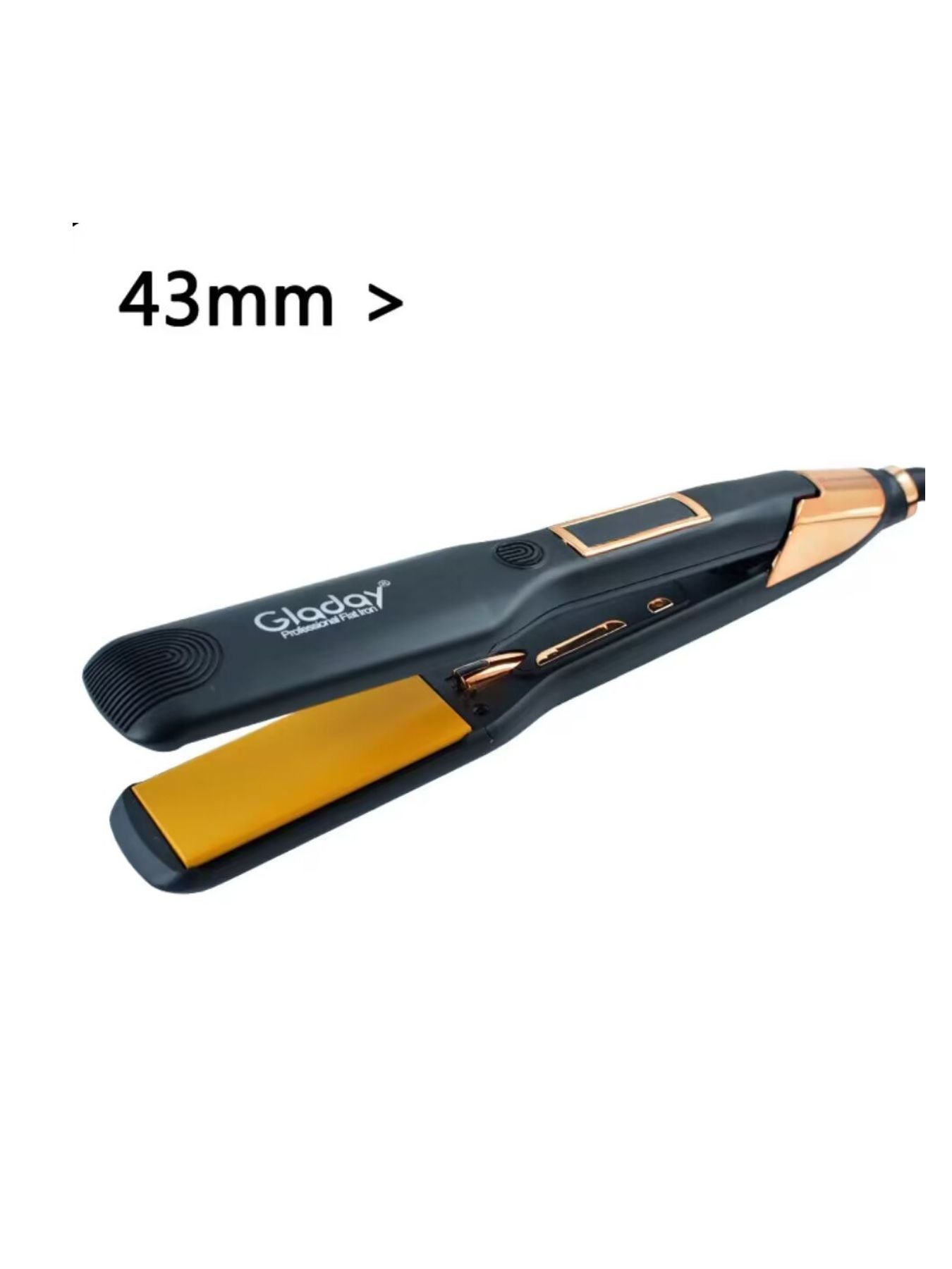 Trendsi adjustable temperature hair straightener with 13mm plates and European plug for sleek, smooth hair styling.
