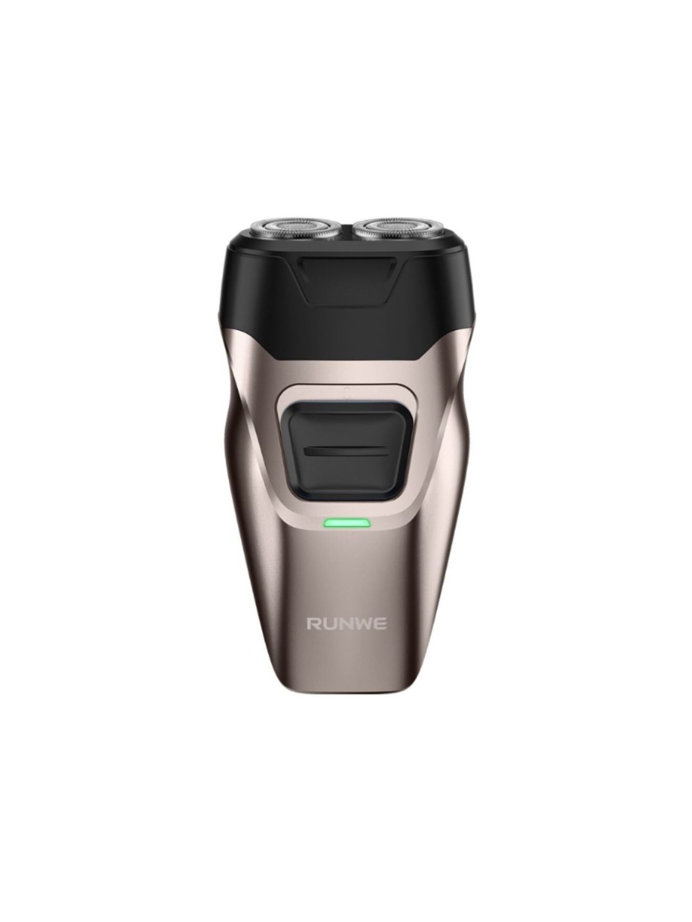 Light blue portable electric foil shaver by Trendsi, compact design ideal for easy grooming and close shave.