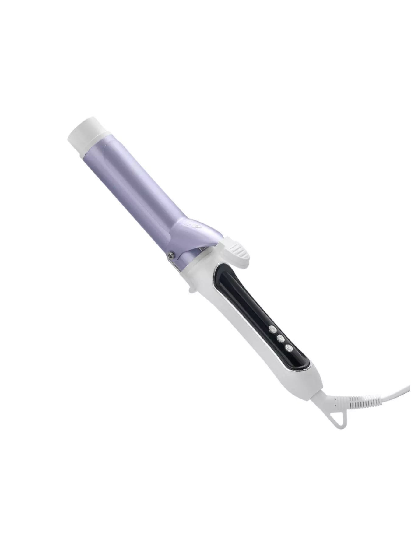 Purple automatic rotating ceramic curling iron by Trendsi with European plug, designed for creating smooth, curled hairstyles.