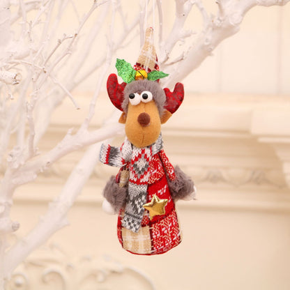 Two colorful Christmas gnome hanging decorations from Trendsi, featuring whimsical designs and festive holiday charm.
