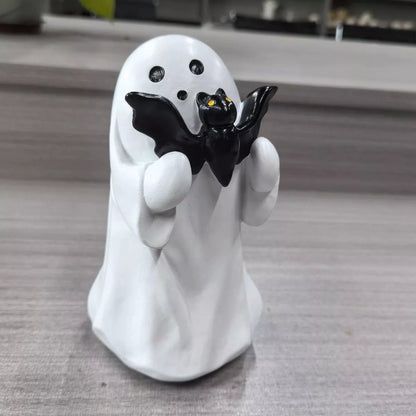 Decorative Halloween ghost ornament by Trendsi, featuring a spooky ghost figure with a ghostly white finish for Halloween decor.
