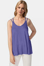 Basic Bae bamboo cami with scoop neck and double spaghetti straps, stylish and comfortable Trendsi women's top.