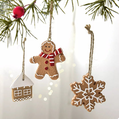 Lightweight Christmas hanging ornament by Trendsi featuring festive holiday design on a glossy surface.