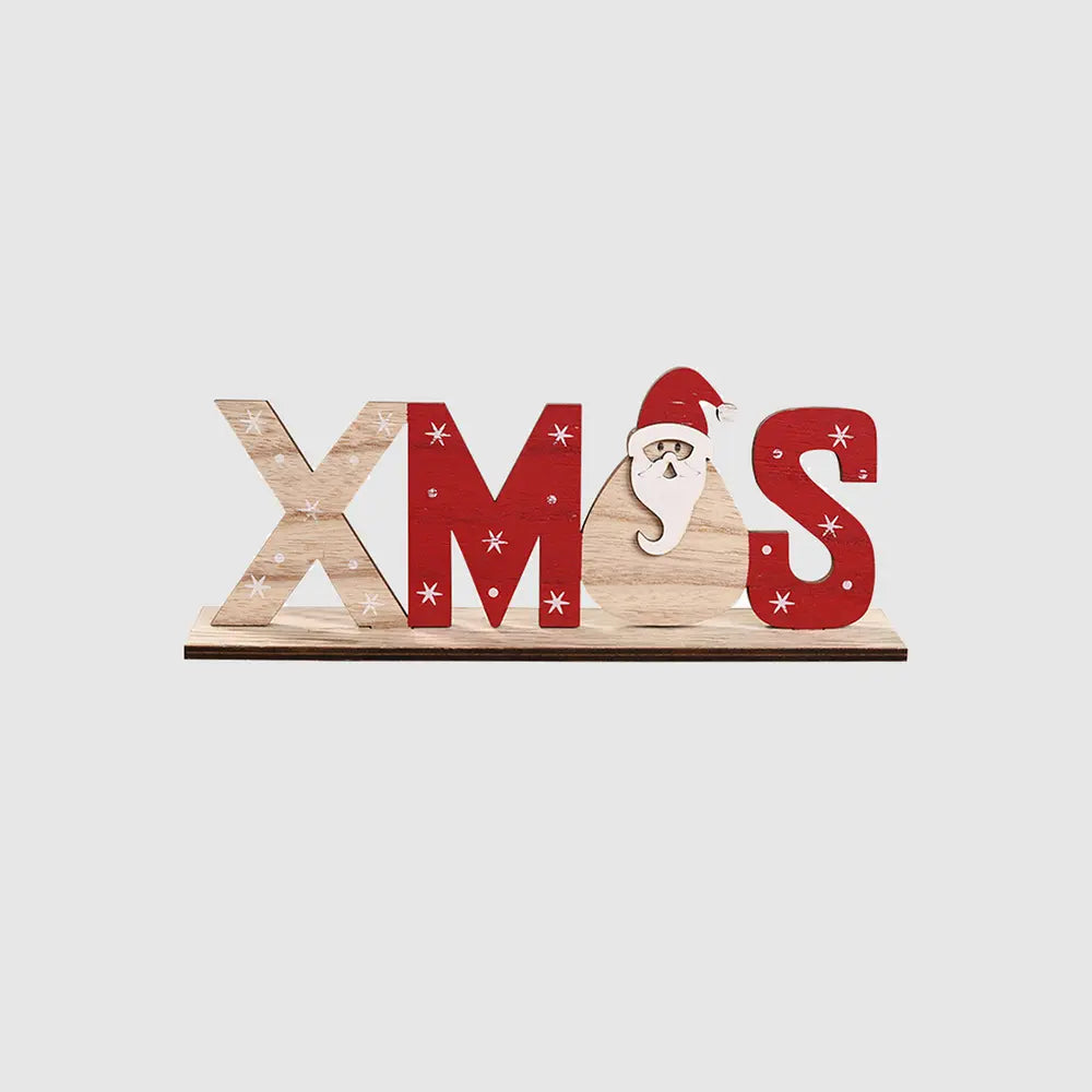 Assorted 2-piece Christmas element ornaments with festive designs, perfect for holiday decorations and tree embellishments.