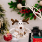 Santa, snowman, and reindeer hanging ornament from Trendsi featuring festive holiday characters for Christmas decor.