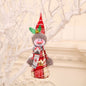 Assorted 2-piece Christmas gnome hanging widgets with festive hats and beards, ideal for holiday decorations.