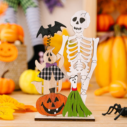 Two Halloween element decor ornaments from Trendsi featuring spooky themed designs for seasonal decoration.