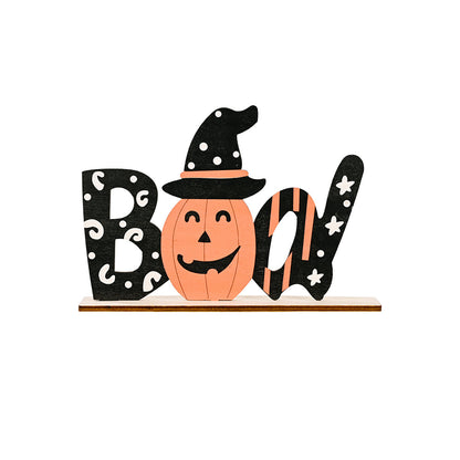 Assorted 2-piece Halloween element ornaments with spooky designs, ideal for seasonal decor, from Trendsi.