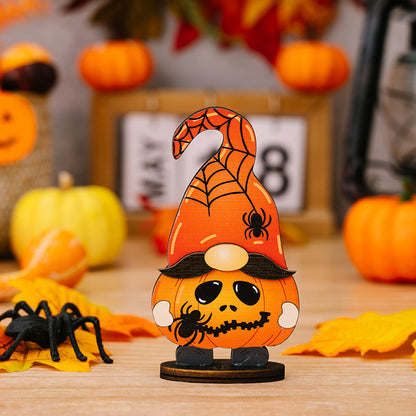 Assorted 2-piece Halloween element ornaments featuring spooky designs, perfect for seasonal decorations.
