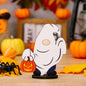 Assorted 2-piece Halloween element ornaments featuring spooky designs, perfect for seasonal decorating and festive displays.