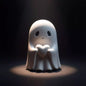 Halloween Ghost Heart decorative ornament by Trendsi featuring a spooky ghost shape with a heart detail for Halloween decor.