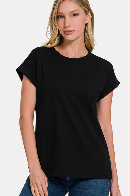 Zenana Crew Neck Short Sleeve T-Shirt