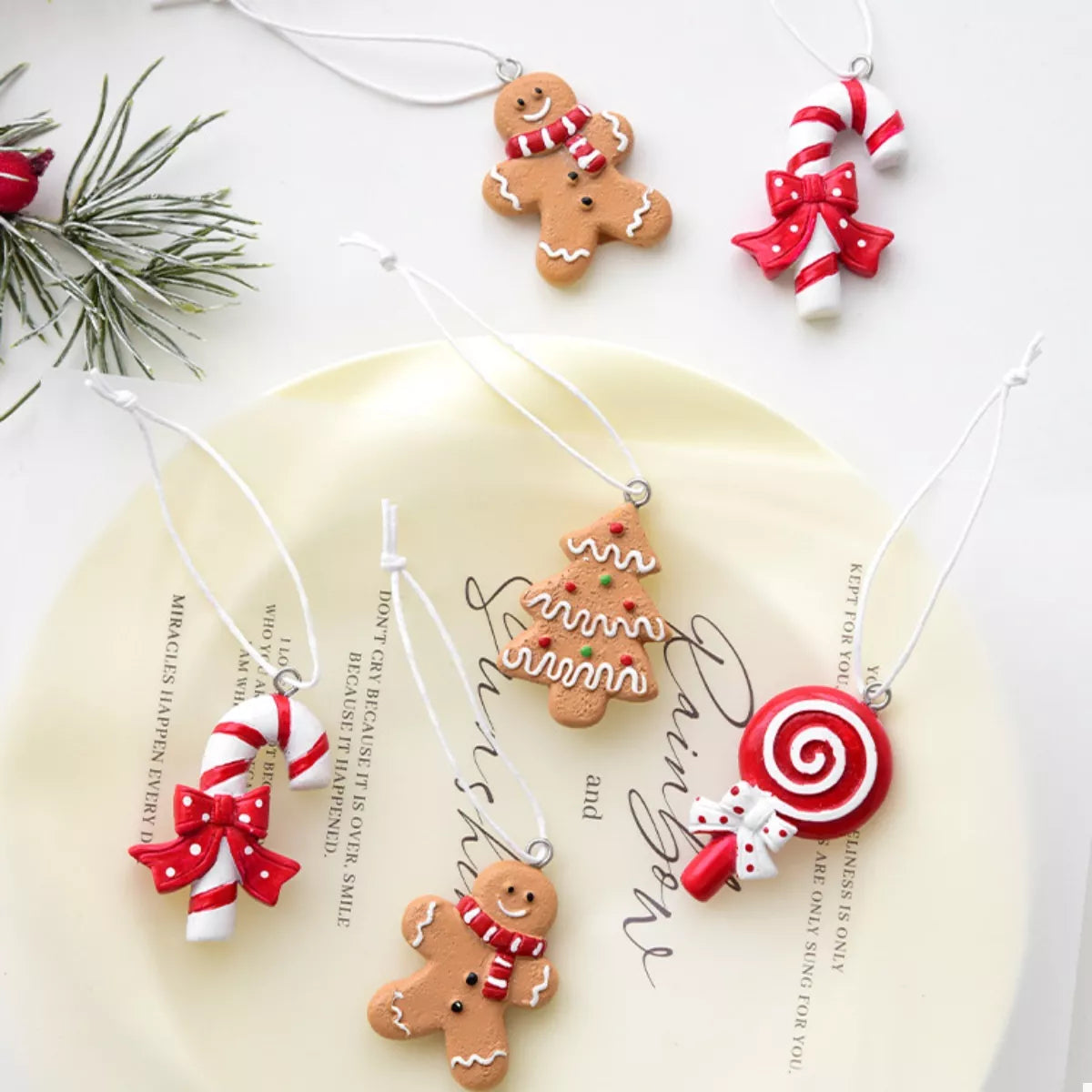 Christmas hanging decoration ornament by Trendsi featuring festive design, perfect for holiday decor and Christmas tree embellishments.
