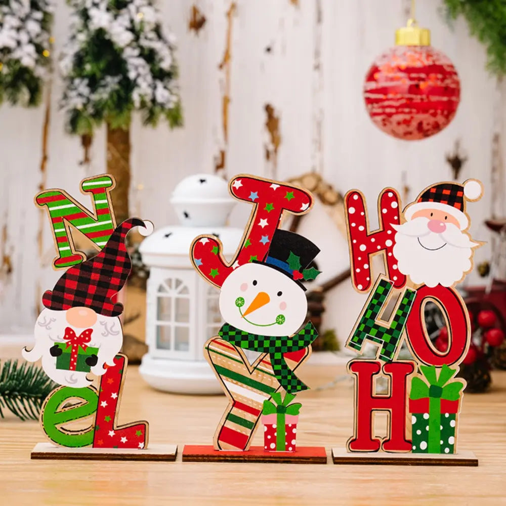 Assorted 2-piece Christmas element ornament set by Trendsi, featuring festive holiday decorations on a white background.