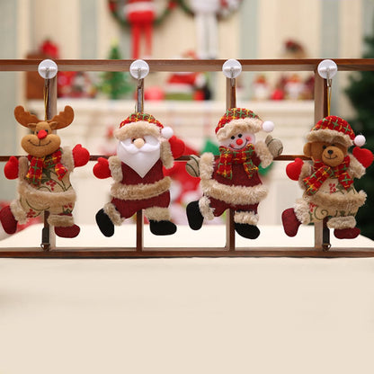 Set of 4 Christmas hanging widgets by Trendsi featuring festive holiday designs for seasonal decorations.