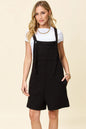 Full size texture square neck romper from Trendsi, featuring a stylish design with a comfortable fit and textured fabric.