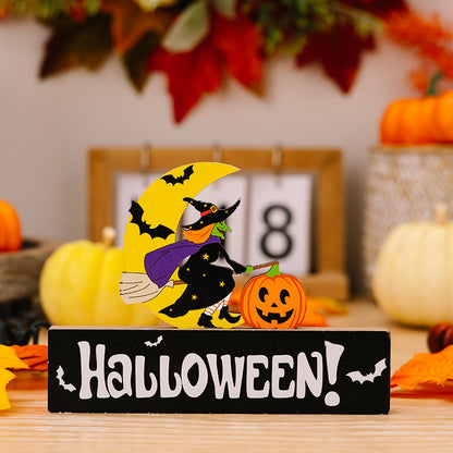 Assorted 2-piece Halloween element ornaments with spooky designs, perfect for seasonal decorations, by Trendsi.