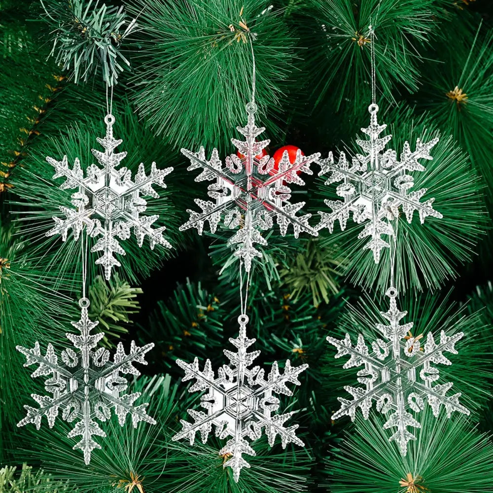 Set of Christmas theme ornaments featuring festive designs, ideal for holiday decorating from Trendsi.