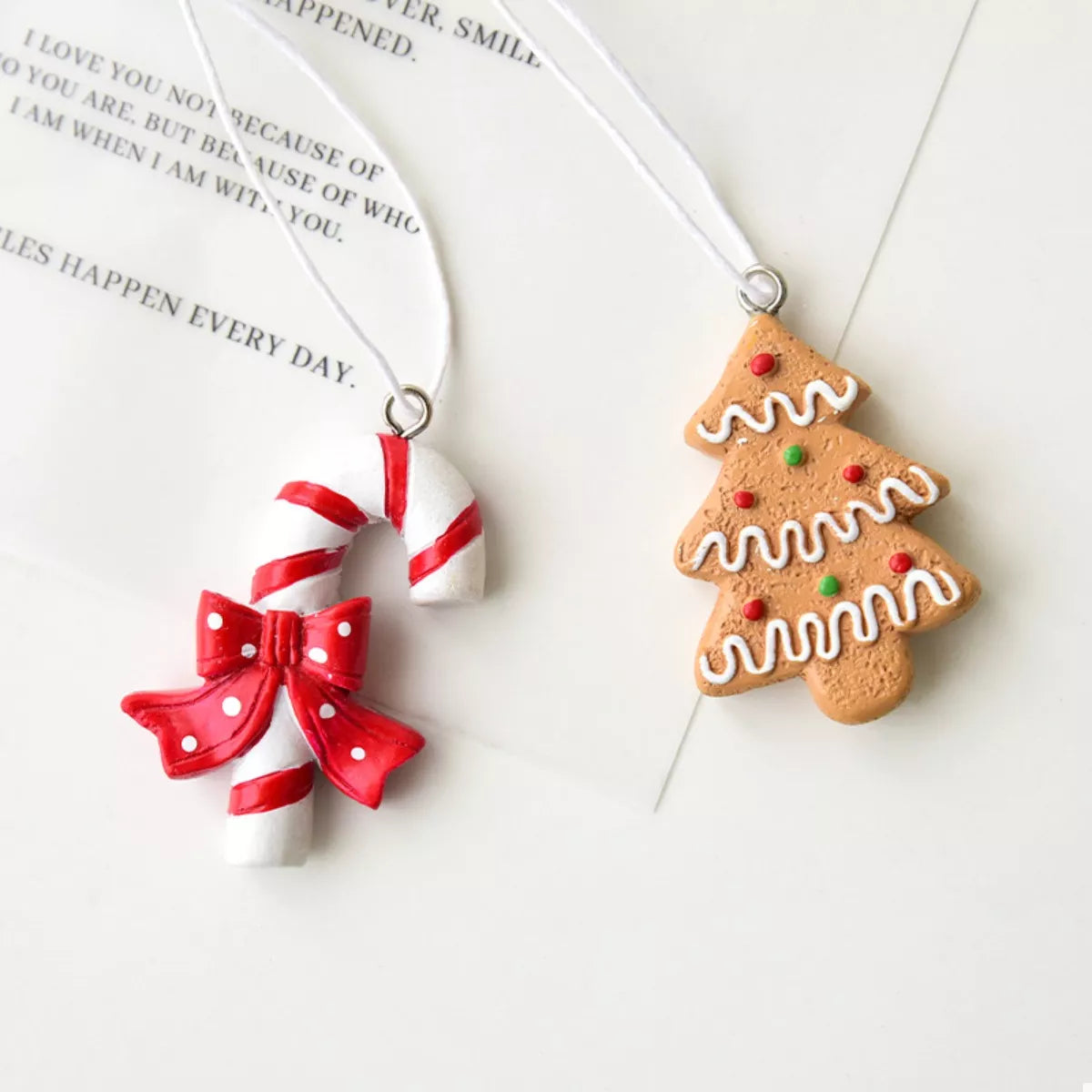 Christmas hanging decoration ornament by Trendsi, featuring festive design with red and gold accents for holiday decor.