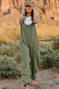 Trendsi double take full size sleeveless v-neck jumpsuit with pockets, featuring a stylish design and comfortable fit.