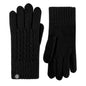 Cable knit touchscreen gloves by Trendsi featuring a cozy, textured knit design and touchscreen-compatible fingertips.