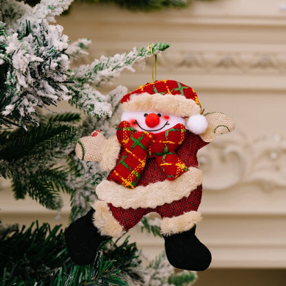 Four-piece Christmas hanging widgets set with festive designs, ideal for holiday holiday decorations and seasonal decor.