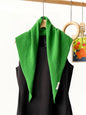 Solid color knit scarf from Trendsi featuring soft, cozy fabric in a simple, versatile design perfect for cold weather.