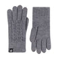 Cable knit touchscreen gloves by Trendsi, featuring a cozy cable knit pattern and fingertip touchscreen compatibility.