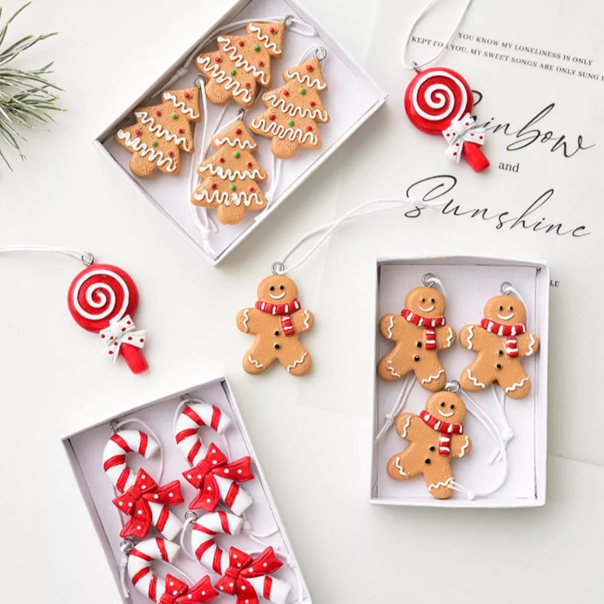 Festive Christmas hanging decoration ornament from Trendsi with colorful holiday design, perfect for seasonal home decor.