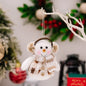 Trendsi Santa Snowman Reindeer hanging ornament with festive holiday design, perfect for Christmas decorations.