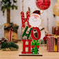 Assorted 2-piece Christmas element ornament set featuring festive holiday designs, ideal for decorating Christmas trees.