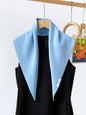 Solid color knit scarf from Trendsi in soft fabric, showcasing a cozy, versatile accessory with a smooth, seamless texture.