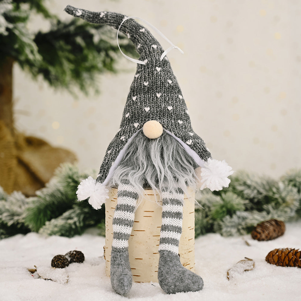 Faceless gnome with long legs and light-up features, designed by Trendsi, standing with a whimsical pose.