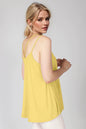 Basic Bae bamboo cami with scoop neck and double spaghetti straps, trendy and lightweight from Trendsi.