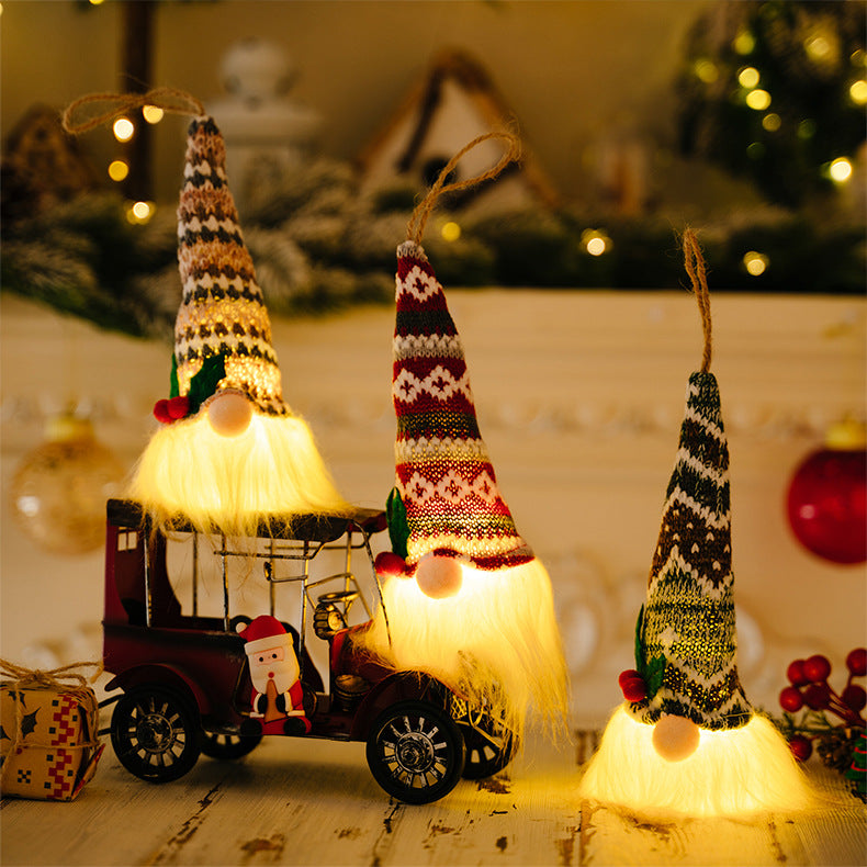 Assorted 2-piece light-up hanging widgets with colorful LED lights, designed for decorative indoor or outdoor use.