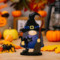 Assorted 2-piece Halloween element ornaments featuring spooky designs in black and orange, perfect for festive decorations.