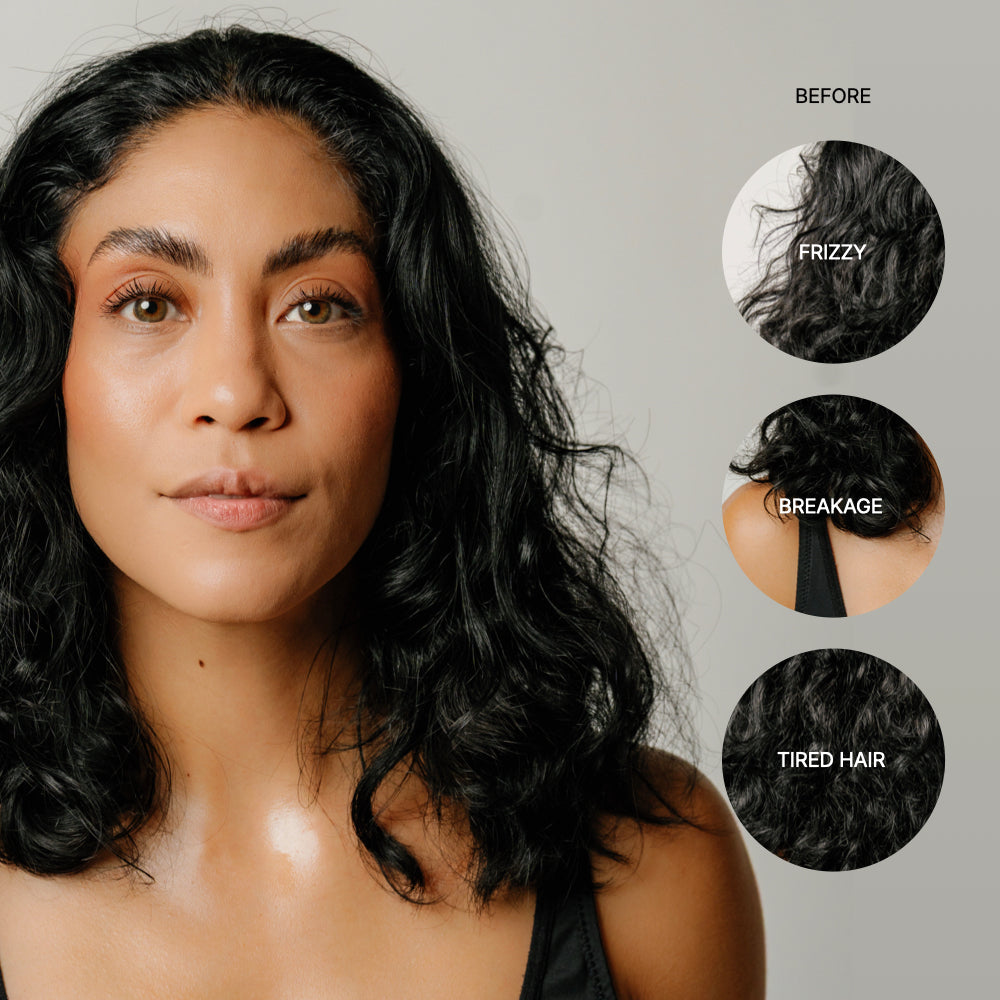 Organic silk hair bonnet by LINA LENNOX in Onyx Black, showcasing the 53-66 cm size and smooth silk fabric for hair protection.