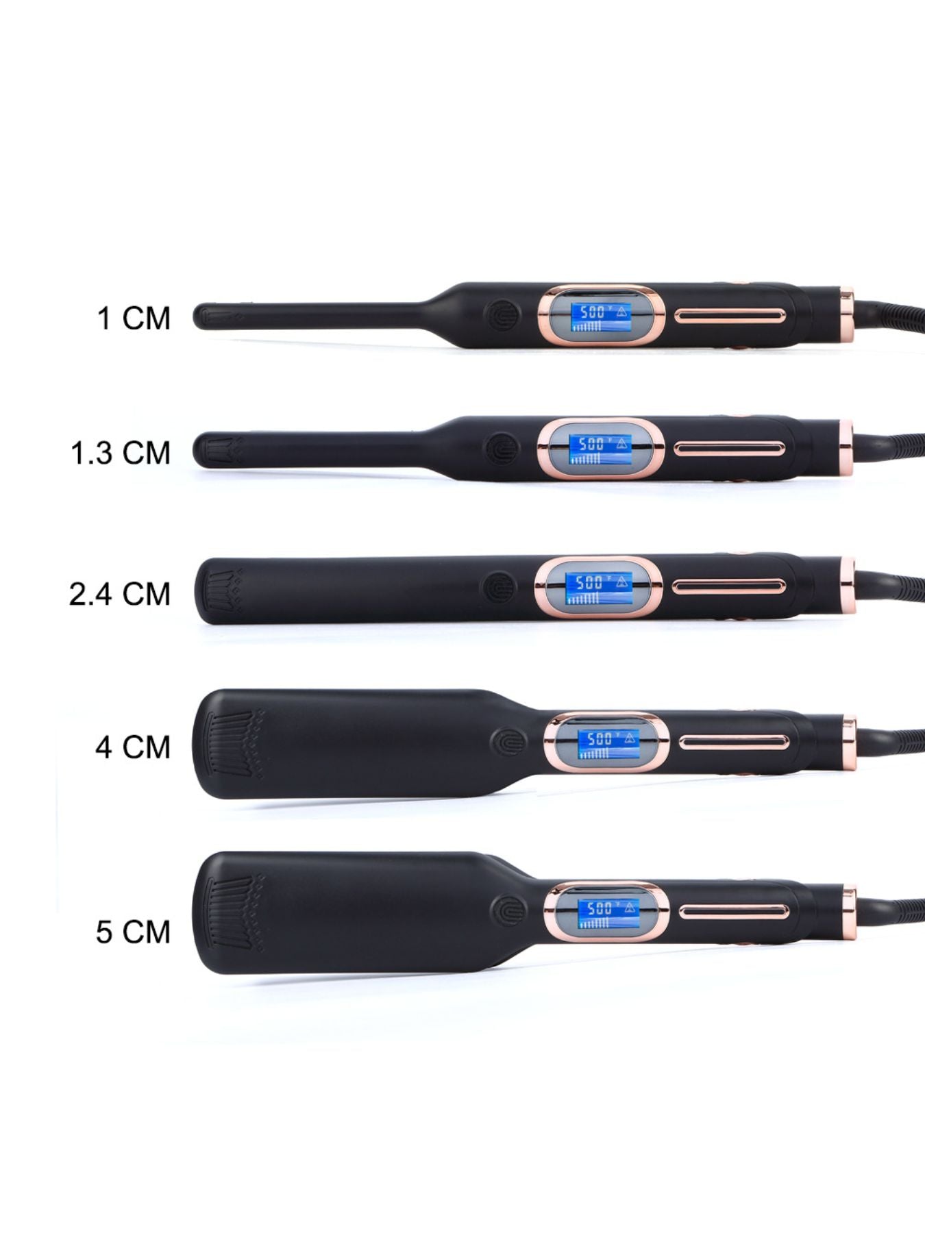 Trendsi adjustable temperature hair straightener with 0.5-inch plates and North American plug for sleek, straight hair styling.