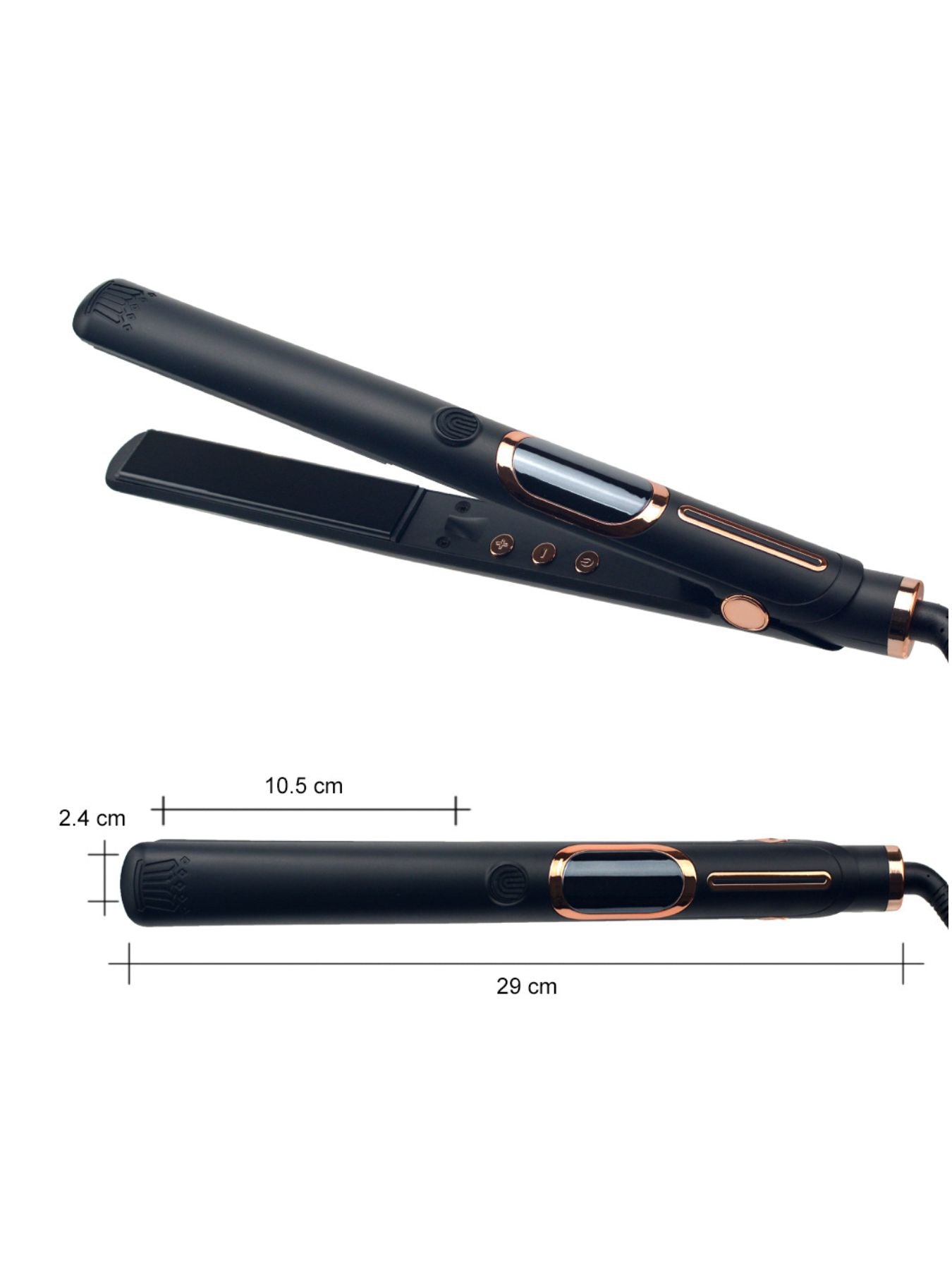 Trendsi adjustable temperature hair straightener with 0.5-inch plates and North American plug for sleek, straight hair styling.