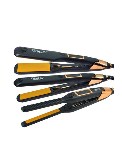 Trendsi adjustable temperature hair straightener with 13mm plates and European plug, designed for sleek, straight hair styling.