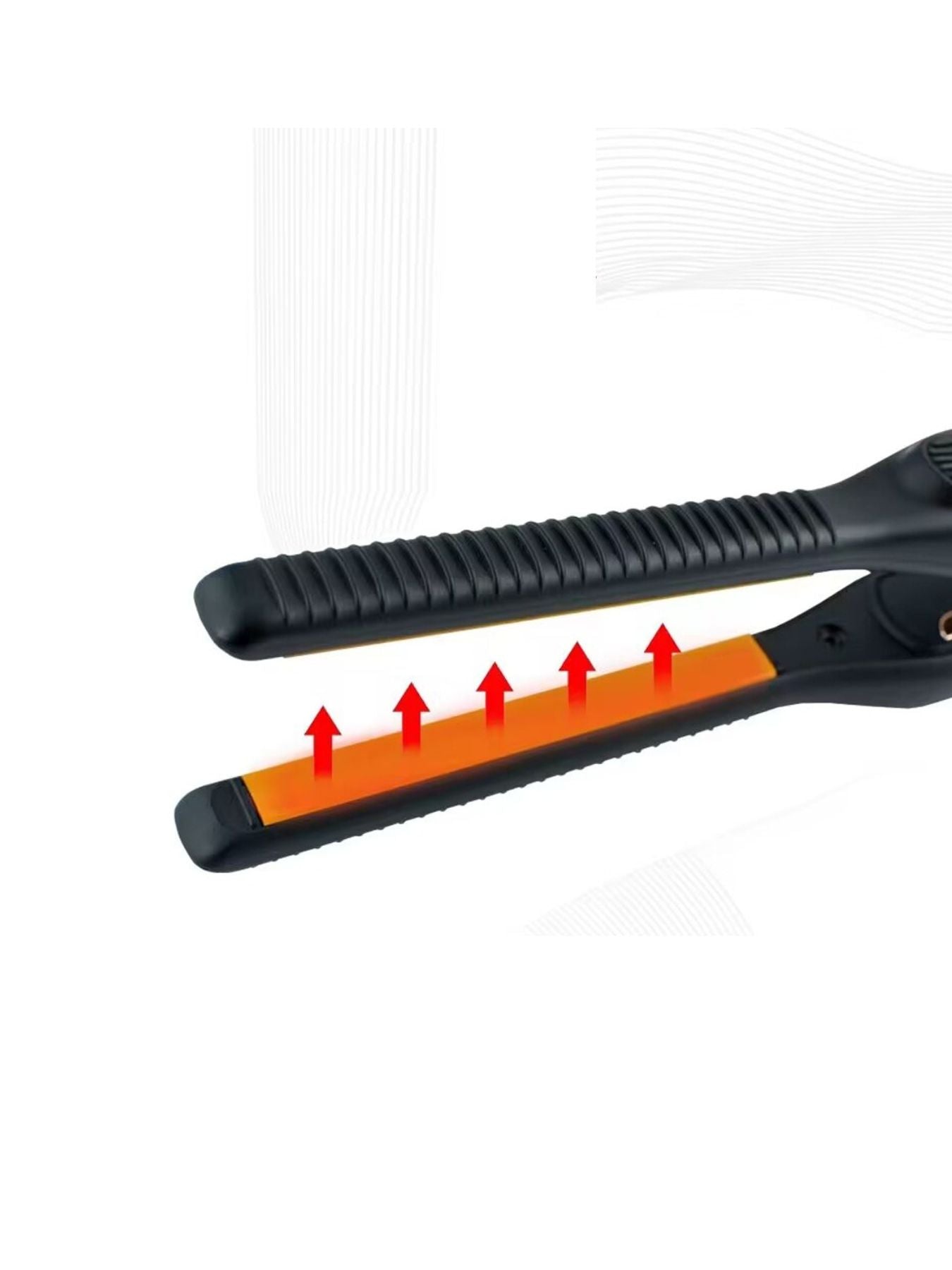 Trendsi adjustable temperature hair straightener with 13mm plates, European plug, suitable for styling and smoothing hair.