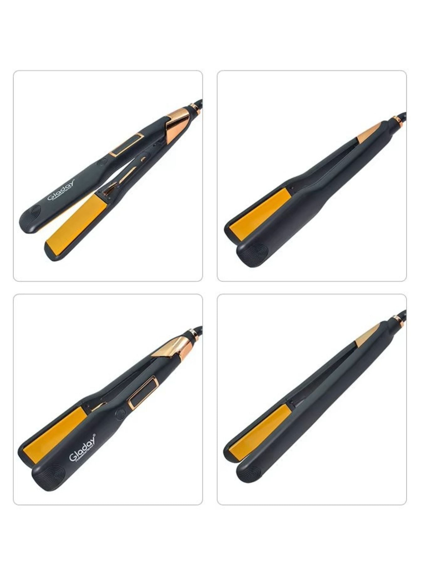 Trendsi adjustable temperature hair straightener with 13mm plates and European plug, suitable for styling hair smoothly.
