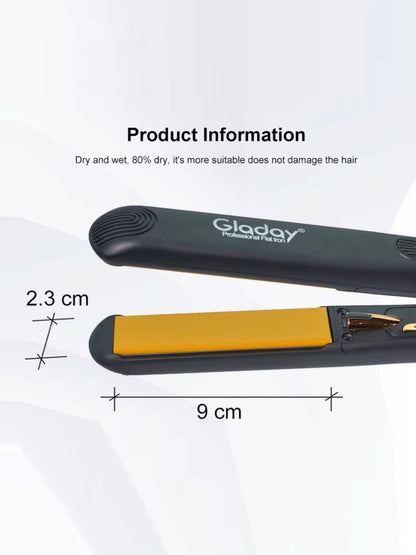 Trendsi adjustable temperature hair straightener with 13mm plates, European plug, suitable for styling and smoothing hair.