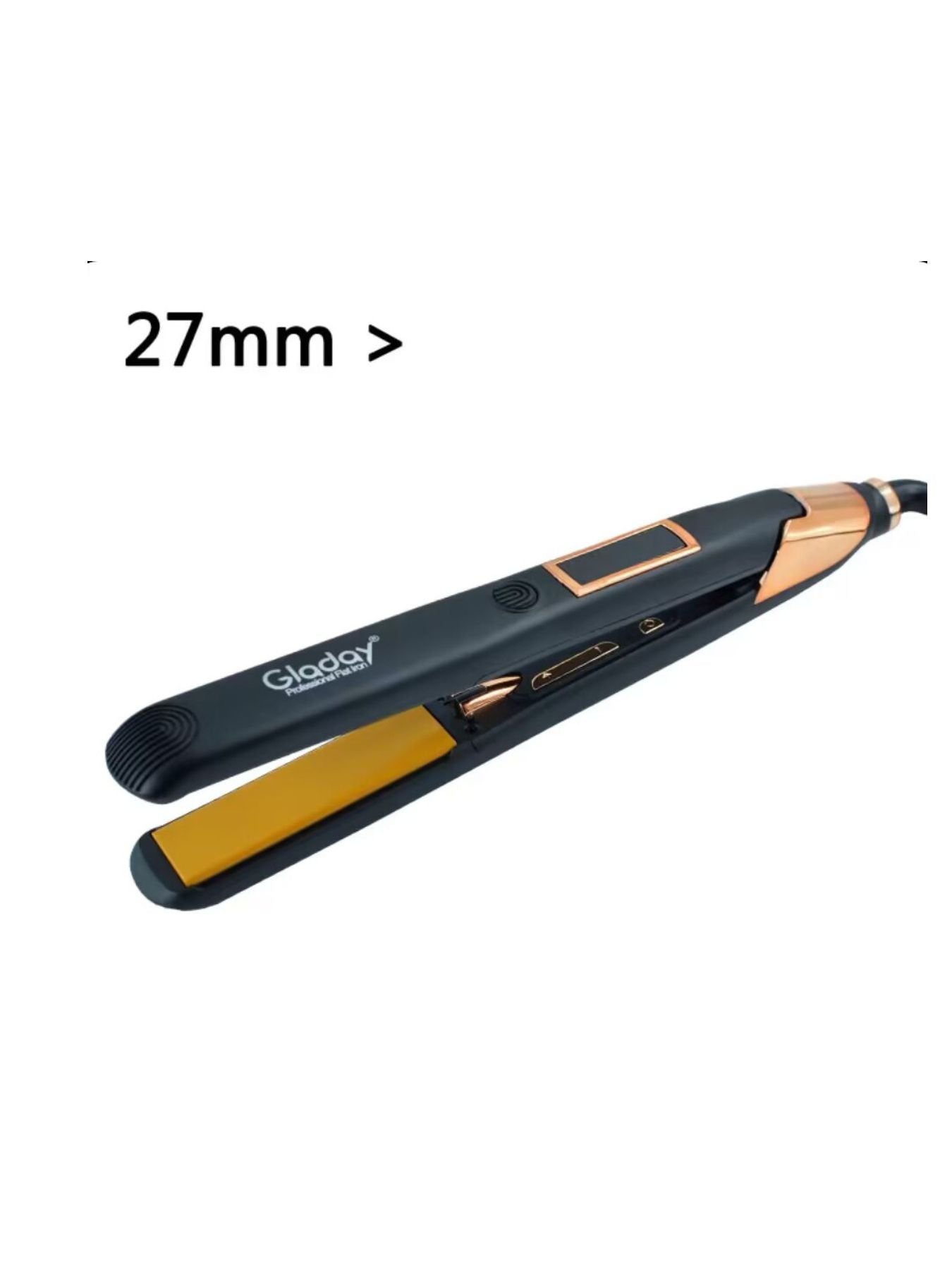 Trendsi adjustable temperature hair straightener with 13mm plates, European plug, sleek design, suitable for all hair types