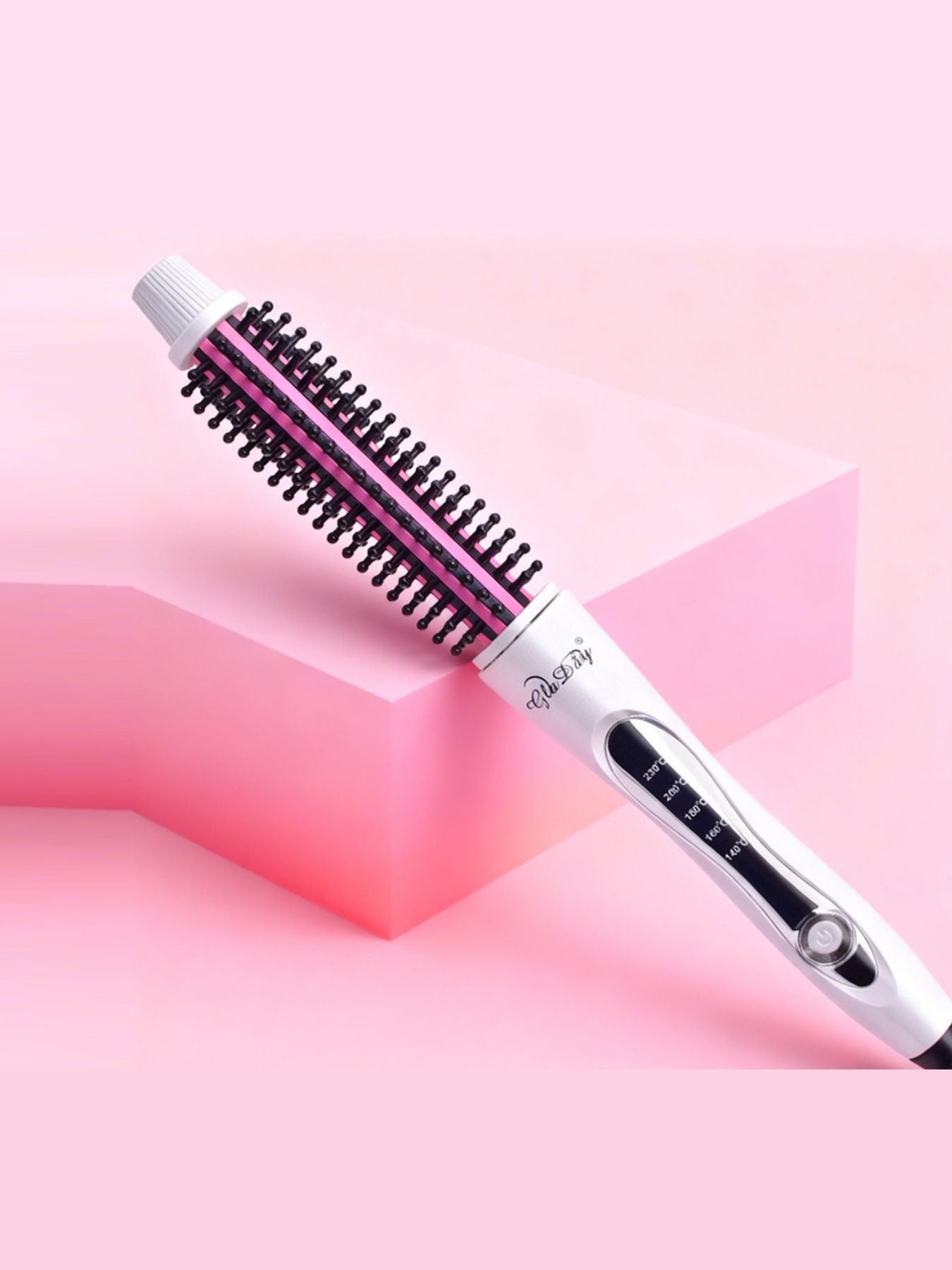 Trendsi rotating hot air brush with 14mm barrel, European plug, designed for styling and smoothing hair with heat and rotation.