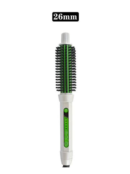 Trendsi 2-in-1 straight and curly hot air brush with North American plug, showcasing its versatile styling features.