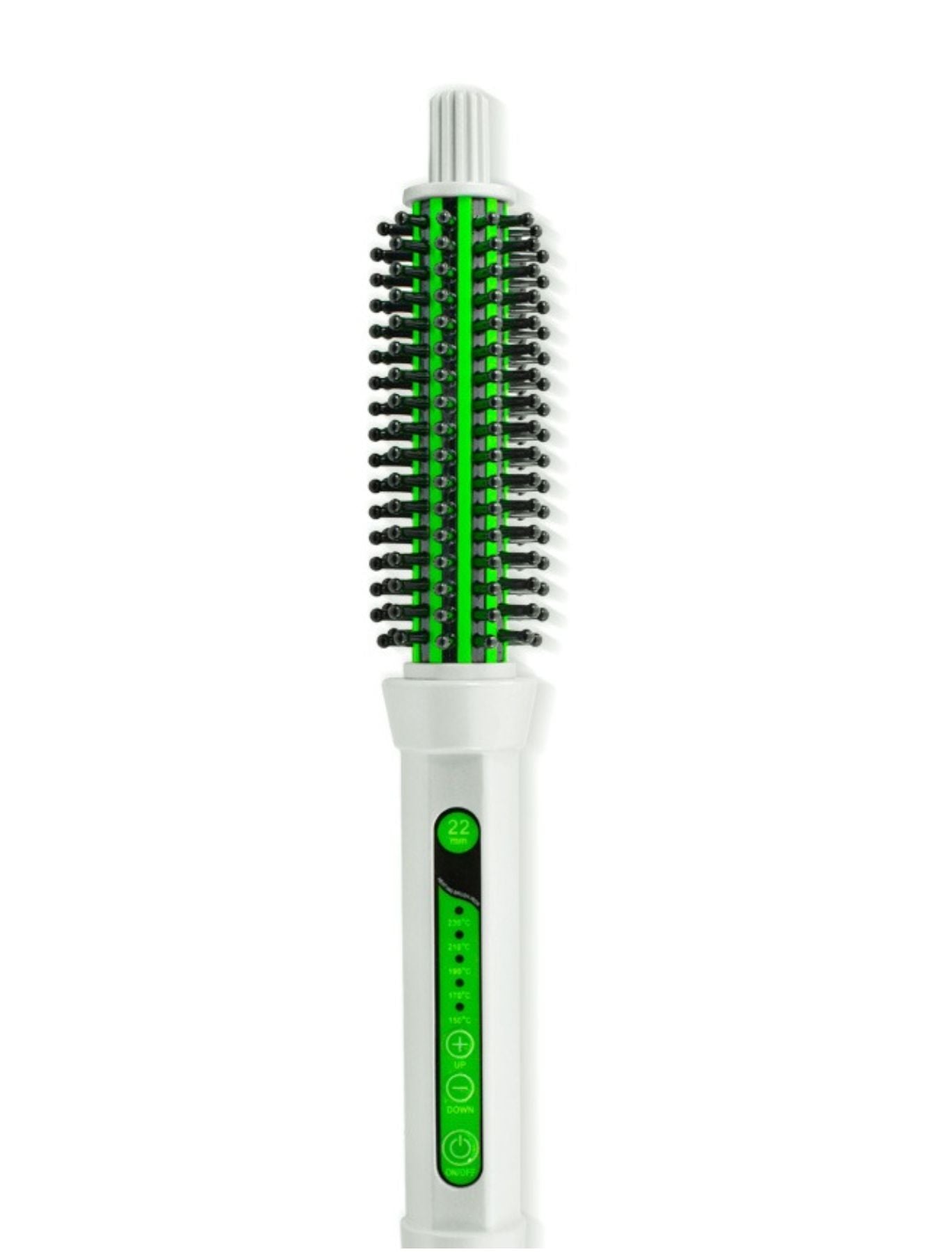 Trendsi 2-in-1 hot air brush for straight and curly hairstyles, with 18mm curling barrel and North American plug.