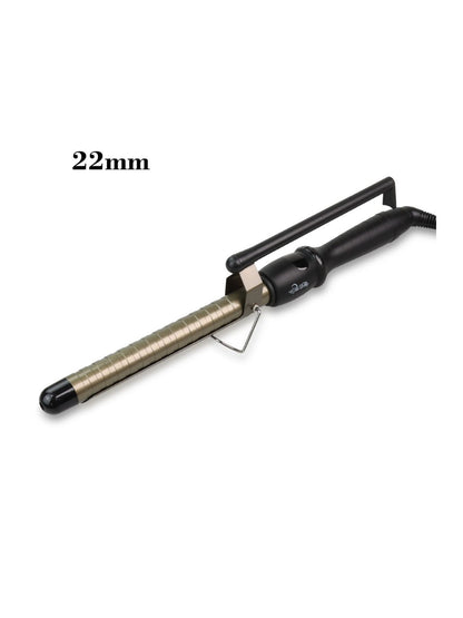 Trendsi 19mm ceramic coating barrel curling iron with North American plug for creating smooth, bouncy curls.