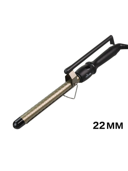 Trendsi 19mm adjustable temperature curling iron with European plug for versatile hair styling and curling.