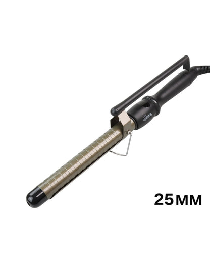 Trendsi 19mm adjustable temperature curling iron with European plug, featuring a sleek handle and ceramic barrel for styling.